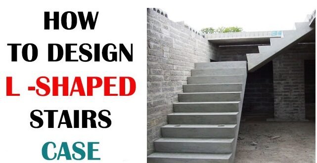 How to design L Shaped Stairs Case - Surveying & Architects