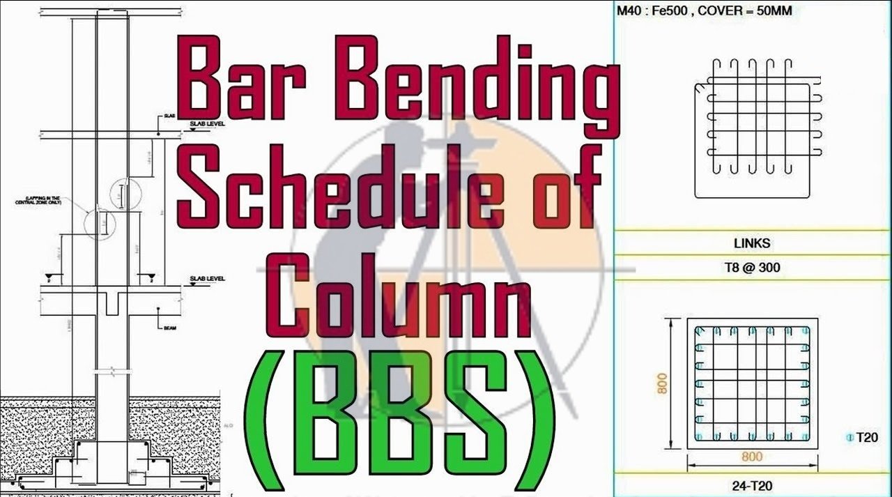 Bar Bending Schedule for R.C.C Column