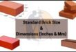 Brick Size And Standard Brick Dimensions