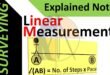 Linear Measurements in the Surveying by Direct Method