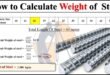 How to Calculate the Weight of Different Types of Steel