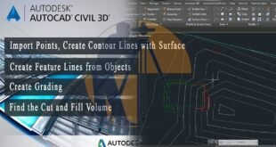 How to Import Points Create Surface and Calculate Volume In AutoCAD Civil 3D