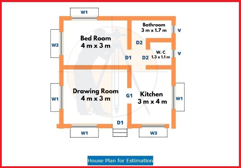 House Plan for Estimation